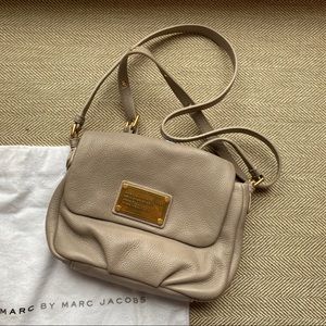 Marc Jacobs Grey Leather crossbody bag